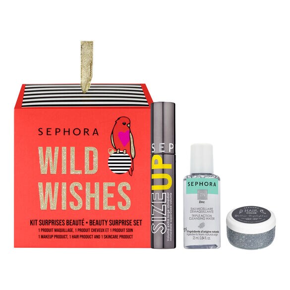 3 Beauty-&Uuml;berraschungen Wild Wishes &ndash; Mascara, Gel-Highlighter, Mizellenwasser, SEPHORA COLLECTION
