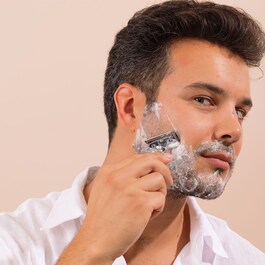 Rasierpflege - Feste Gesichtspflege mit Aloe vera und Sheabutter