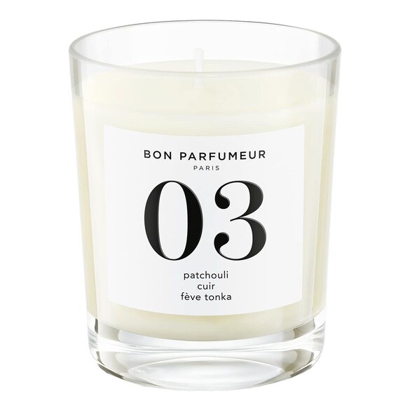 Candle 03 - Patchouli, Leather, Tonka bean - Kerze, BON PARFUMEUR