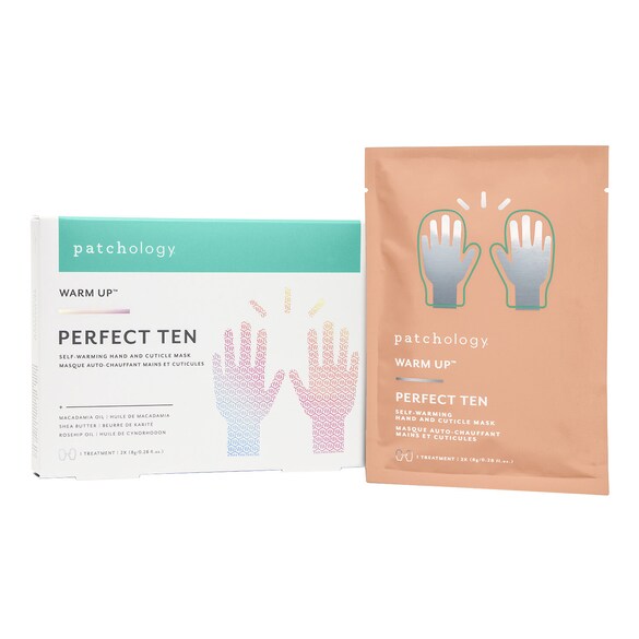 PERFECT TEN SELF-WARMING HAND AND CUTICLE MASK, PATCHOLOGY