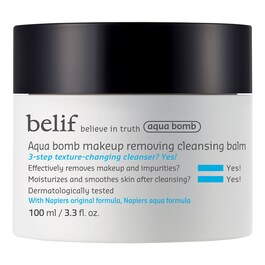 Aqua bomb makeup removing cleansing balm