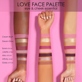 Love Face Palette - Lidschattenpalette für das Gesicht