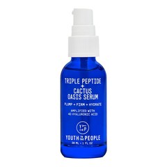 Triple Peptide + Cactus Oasis Serum - Feuchtigkeitsserum für Gesicht und Hals, YOUTH TO THE PEOPLE