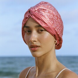 Turban aus Seide - Einheitsgröße
