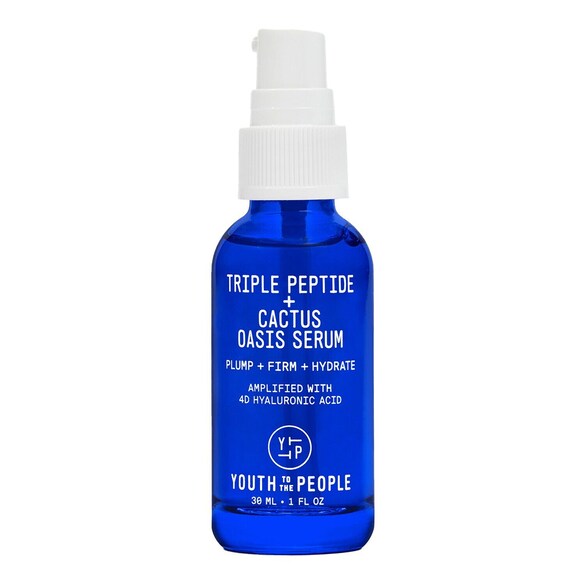 Triple Peptide + Cactus Oasis Serum - Feuchtigkeitsserum für Gesicht und Hals, YOUTH TO THE PEOPLE