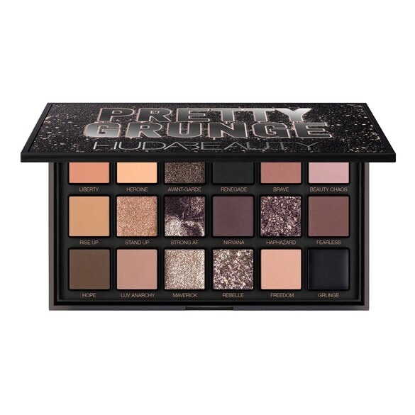 Pretty Grunge -  Palette mit 18 Lidschatten, HUDA BEAUTY