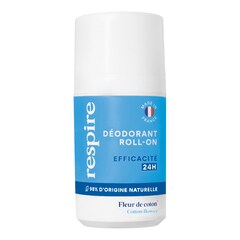 Deo-Roll-on - Deodorant Baumwollblüte 24-Stunden-Wirkung, RESPIRE