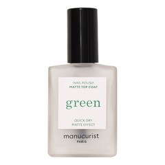 Green - Matter Top Coat, MANUCURIST