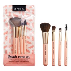 Reisepinsel-Set Vegan - Gesichts-, Augen- und Augenbrauenpinsel, SEPHORA COLLECTION