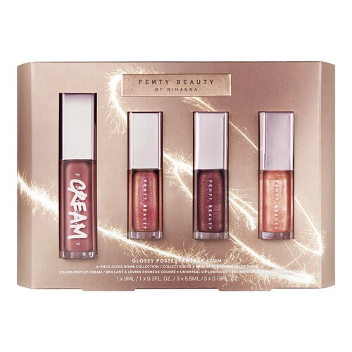 Fenty Beauty - Glossy Posse Fantasy 4sum - 4-piece Gloss Bomb Collection - -glossy Posse Fantasy 4sum