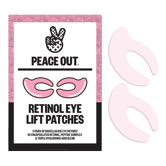Retinol Eye Lift Patches - Augenpatches aus Biocellulose, PEACE OUT SKINCARE