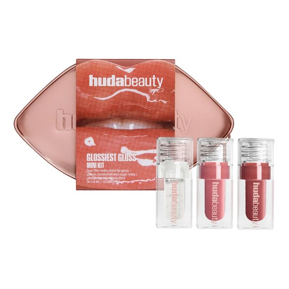 Glossiest Gloss Trio - Lippen-Make-up-Set, HUDA BEAUTY