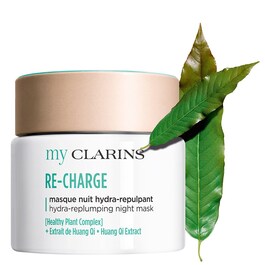 my CLARINS RE-CHARGE hydra-replumping night mask - all skin types
