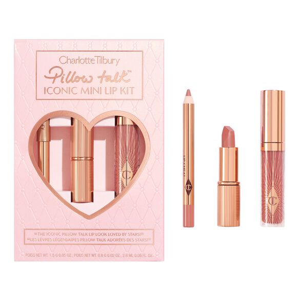 Pillow Talk Iconic Mini Lip Kit - Lippen-Make-up-Set von CHARLOTTE 