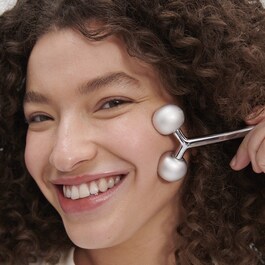 Dual -headed facial roller - Gesichtsroller mit zwei Aufsätzen