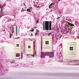 Peony & Blush Suede - Kerze