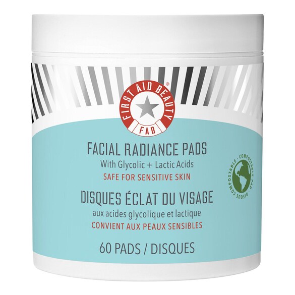 Facial Radiance Pads  - Pflegepads mit Glycol- und Milchsäure, FIRST AID BEAUTY