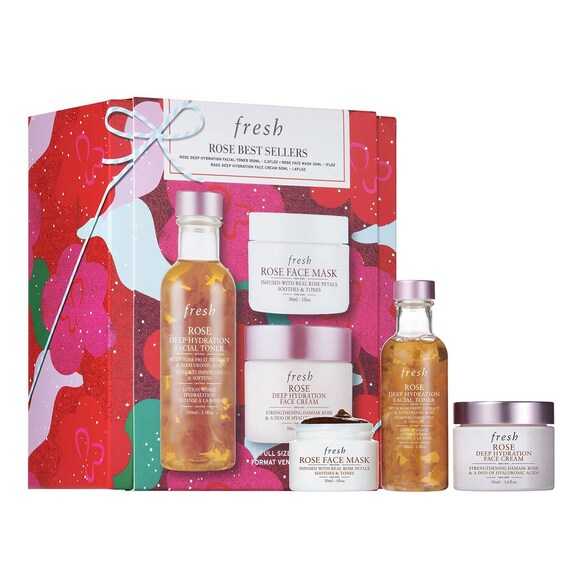 Rose Bestseller Set - Intensiv feuchtigkeitsspendendes Hautpflege-Bestseller, FRESH