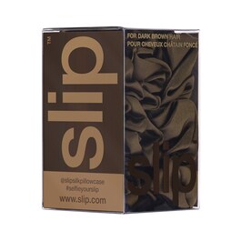 Back to basics - Haargummis aus reiner Seide für dunkelbraunes Haar