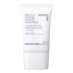 Mineralische Sonnencreme fürs Gesicht für den Alltag SPF 50 - UVA- / UVB-Schutz, INNISFREE