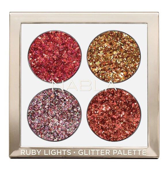 Ruby Lights Glitter Palette, NABLA