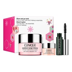 Glow and Go Bold - Geschenkset aus Hautpflege- und Make-Up Essentials, CLINIQUE