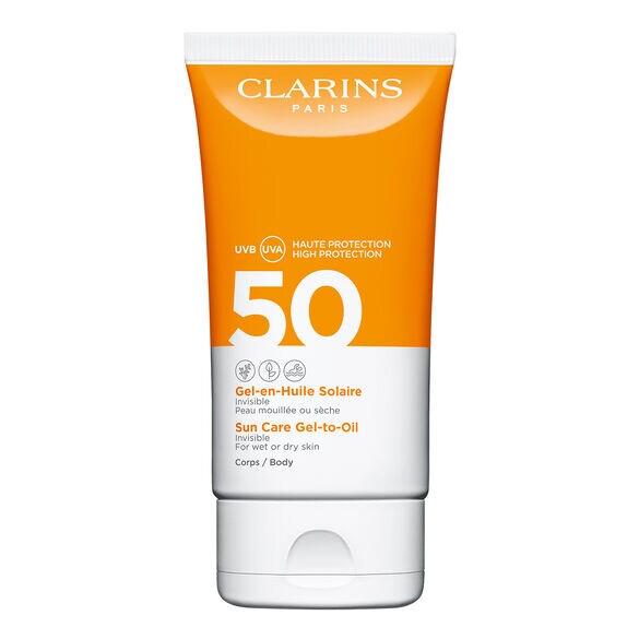 Gel-en-Huile Solaire Corps UVB/UVA 50, CLARINS