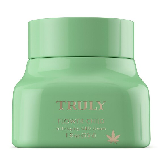 Flower Child - Anti-Aging-Gesichtscreme mit Cannabidiol, TRULY