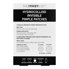 Unsichtbare Hydrokolloid Pickelpflaster - Anti-Pickel-Pflaster, THE INKEY LIST