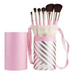 Initial Pinselset - Set mit 6 Make-up-Pinseln für Augen und Gesicht, SEPHORA COLLECTION