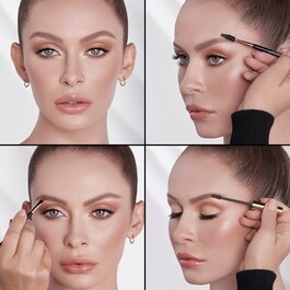 Full & Feathered Brow Kit - Make-up-Set für Augenbrauen