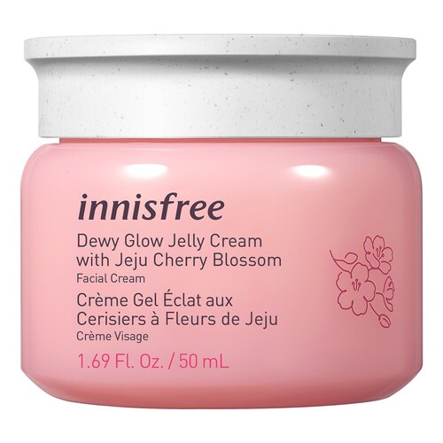 Innisfree - Dewy Glow Jelly Cream Mit Jeju-kirschblüten - Gesichtscreme - -cherry Blossom Dewy Glow Jelly Cream