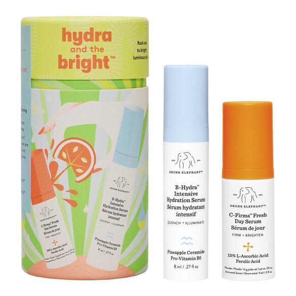 Hydra and the bright™ - Pflegeset mit 2 Seren in Reisegröße, DRUNK ELEPHANT