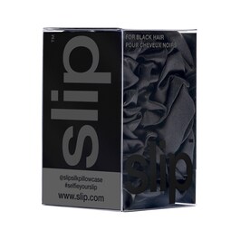 Back to basics - Haargummis aus reiner Seide Schwarz