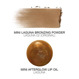 Mini Laguna Bronzer & Lip Oil Duo - Bronzing-Puder and Lippenöl