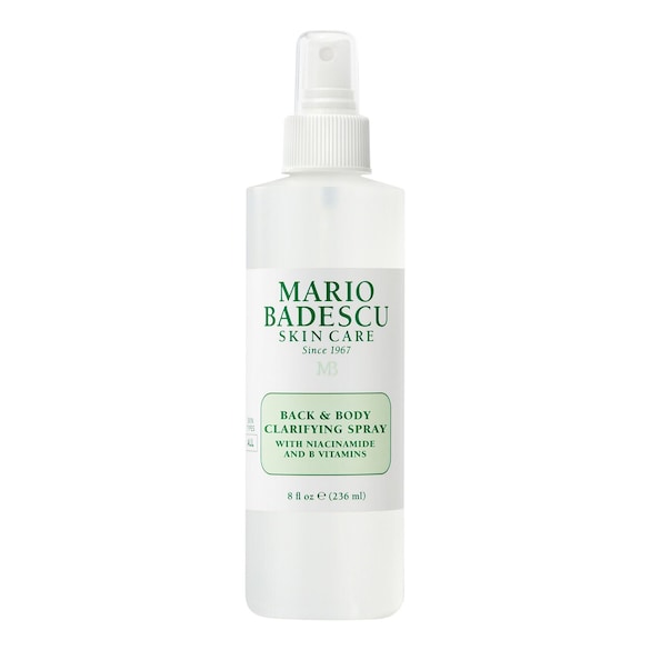 RÜCKEN- UND KÖRPERSPRAY MIT NIACINAMID UND B-VITAMINEN - KLÄREND & AUSGLEICHEND, MARIO BADESCU