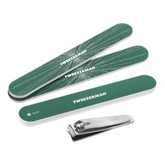 Emerald Shimmer Manicure Kit - Nagelpflege Set, TWEEZERMAN