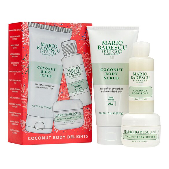Köstlichkeiten für den Körper mit Kokosnuss - Körperpflegeset, MARIO BADESCU