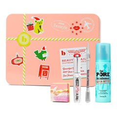 Gorgeous Holiday Set - Mascara, Rouge, Augenbrauenstift & Setting Spray, BENEFIT COSMETICS