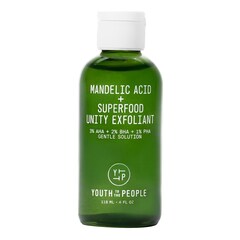 Mandelic Acid + Superfood Unity Exfoliant - Toner, YOUTH TO THE PEOPLE