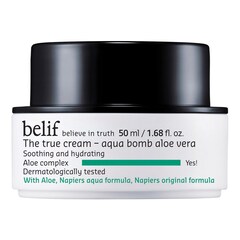 The True Cream Aqua Bomb Aloe Vera - Beruhigende Gel-Feuchtigkeitscreme, BELIF