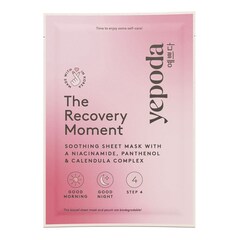 The Recovery Moment-Beruhigende Tuchmaske Niacinamid, Panthenol Calendula, YEPODA