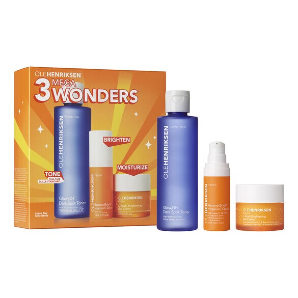 3 Mega Wonders Set - Anti-Aging-Pflegeset, OLEHENRIKSEN