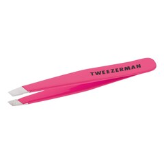 Mini Schräge Pinzette - Neon Pink, TWEEZERMAN