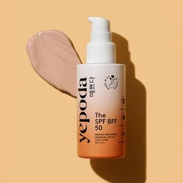 The SPF BFF 50 - Getönter mineralischer Breitspektrum Sonnenschutz LSF 50 PA++++