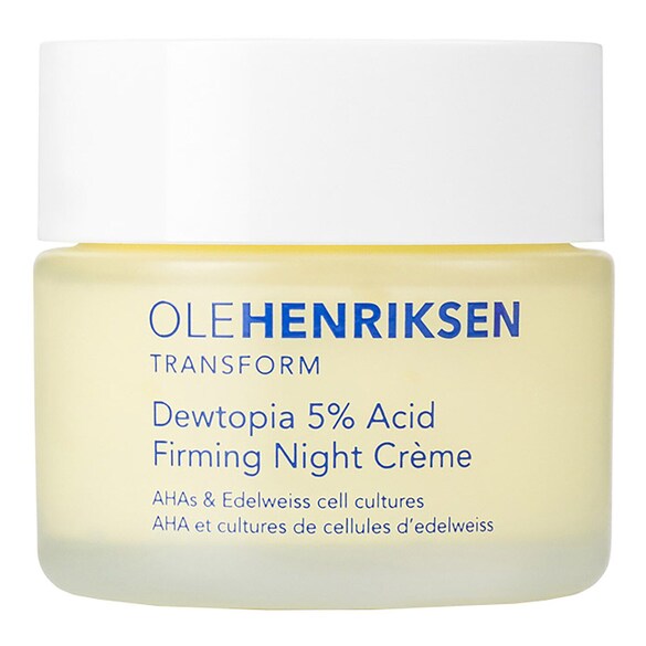 Dewtopia 5% Acid Firming Night Crème - Straffende Nachtcreme mit AHA, OLEHENRIKSEN