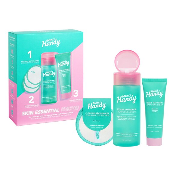 Skin Essentials Heroes Kit - Anti-Pickel-Routine-Set, MERCI HANDY