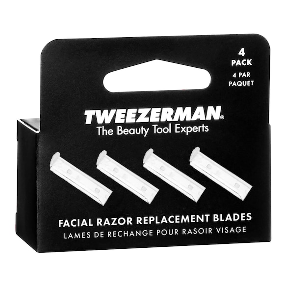 Facial Razor - Gesichtshaarrasierer, Wechselklingen, TWEEZERMAN