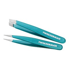 Majestic Turquoise Micro Mini Tweezer Set - Micro Mini Pinzetten Set, TWEEZERMAN