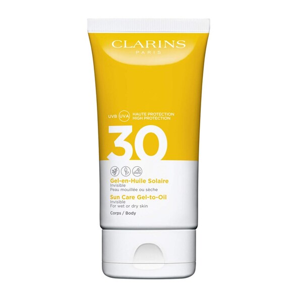 Gel-en-Huile Solaire Corps UVB/UVA 30, CLARINS